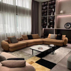 Italian Style Modern Sofa Home Living Room Stainless Steel Velvet Fabric Couch Hotel Luxury Sofa Set Furniture