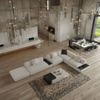 Italian Design Luxury Sofa Set Villa Living Room Household Home Furniture Velvet Couch