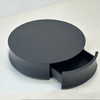 Modern Solid Wood Circular Round Coffee Table Set with Drawers Villa Living Room High-end Hotel Side Table