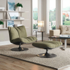 Italian Luxury Design Swivel Living Room Chair Simple Modern Leisure Fabric Armchair for Home Bedroom Apartment Outdoor Villa
