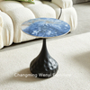 Modern Coffee Table Round Creative Design Marble Bed Side Tables Luxury Living Room Furniture Set Tea Tables