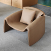 Italian Style Accent Living Room Chair Creative Design Home Furniture Hotel Apartment Leather Leisure Crab Chair