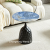 Modern Coffee Table Round Creative Design Marble Bed Side Tables Luxury Living Room Furniture Set Tea Tables