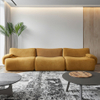 Modern Style Compressed Sofa Living Room Apartment Furniture Couch in a Box Modular Design Velvet Sectional Sofa Set