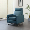 Modern Minimalist Leather Single Lounge Sofa with Expandable Home Office Lunch Break Medical Care Functional Sofa