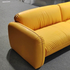 Hot Selling Italian Design Modern Living Room Furniture 1 2 3 Seater Sofa Set Leather Upholstered Sofas for Hotel Lobby