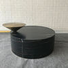 Light Luxury Living Room Furniture Creative Solid Wood Round Coffee Table Tea Table