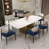 Modern Designer Dining Chairs Velvet Stainless Steel Gold Dining Chair Luxury Restaurant Furniture