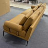 Modern Luxury Creative Design Couch Home Furniture Villa Living Room Hotel Lobby High-quality Leather Three Seater Sofa