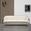 New Design High Grade Metal Leg Sofa Living Room Classic Leisure Chair Home Furniture Velvet Single Three Sofa