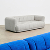 Factory OEM Customization of Modern Simple Velvet Fabric Pull Point Couch Hotel Lobby Living Room Sofa