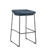 Modern Fashion Solid Iron Frame Leather Cloth Shaped Cotton Durable Hotel bar Office Front Desk bar Chair Can Be Customized
