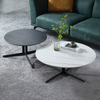 Modern Marble Top Round Living Room Home Furniture Luxury Stainless Steel Coffee Table