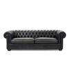 American Style Furniture Sofa Design Hotel Home Furniture Living Room Chesterfield Leather Sofa