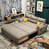 Modern Multifunctional Storage Design Sofa Bed Living Room Hotel Apartment Linen Velvet Fabric Folding Sofa Couch