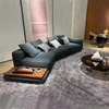 Light Luxury Italian Minimalist Horizon Cotton Linen Fabric Living Room Furniture Household Couch Sofas Sectionals Sofa Set