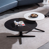 Modern Marble Top Round Living Room Home Furniture Luxury Stainless Steel Coffee Table