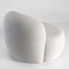Modern Living Room Furniture OEM Customized Luxury Fluffy Shearling Velvet Hotel Apartment Leisure Single Sofa Accent Chair