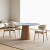 Modern Simple Solid Wood Round Dining Table Set Small Kitchen Table with Chairs for Living Room or Bedroom Furniture