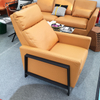 Modern Single Sofa Bed Leather Sofa Recliner Office Lunch Break Hospital Accompany Sofa