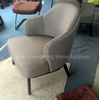 Modern Nordic Furniture Hotel Armchair Living Room Genuine Leather Velvet Fabric Luxury Lounge Chair