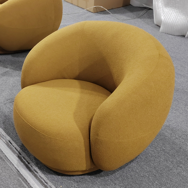 Modern Velvet Fabric Design Sofa Chair Living Room Couch Single Sofas for Home