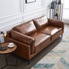 Modern Italian Minimalist Leather Sofa Home Hotel Furniture Business Reception Sofa Set