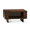 Hot Sale Modern Design Nightstand Finish Luxury Style Stainless Steel Wooden Bedside Table for Bedroom