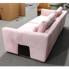Modern Sofa Set Furniture Villa Living Room I Shape Leather Luxury Sofas Hotel Sectional Couch