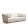 Modern Luxury Couch Living Room Furniture Sofa High End Italian Light Luxury Velvet Fabric Couch Sofa Set for Villa