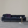 Modern and Comfortable Cushioned Single Seat Three Seat Sofa Business Reception Luxury Leather Office Furniture Sofa Set