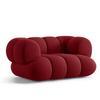 Modern Design I Shaped Sofas Velvet Fabric Couch White Teddy Lamb Wool Single Sofa 3 Seater Sets for Home Living Room