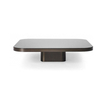 Light Luxury Stainless Steel Coffee Table Combination Toughened Glass Countertop Living Room Coffee Table