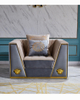 Factory Customized Modern Luxury Living Room Sofa Set Velvet Buckle Hotel Sofa