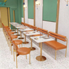 Modern Style Simple Dining Chair Metal Stainless Steel Velvet Fabric Restaurant Coffee Shop Can Stack Dining Chairs