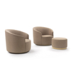 Italian Light Luxury Single Seat Sofa Fabric Stainless Steel Golden Armchair Hotel Living Room Coffee Shop Leisure Sofa Chair
