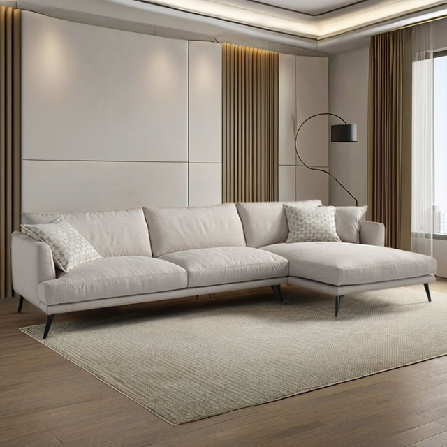 Modern Furniture Settee Leather Lounge Suite and Lobby Fabric Sofa Modular Couch L Shape Sofa Set