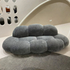 Factory Wholesale Modern Living Room Couch Furniture Hotel Lobby Velvet Fabric Comfortable Lounge Cloud Sofa