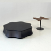 Modern Chinese Tea Style Handcrafted Solid Wood Floor-standing Coffee Table Side Table Elegant Home Furniture for Living Room