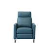 Modern Minimalist Leather Single Lounge Sofa with Expandable Home Office Lunch Break Medical Care Functional Sofa