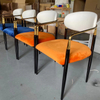 Modern Designer Dining Chairs Velvet Stainless Steel Gold Dining Chair Luxury Restaurant Furniture