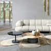 Minimalist Light Luxury Decorative Tea Table Combination Contemporary Marble Round Center Coffee Tables for Hotel Living Room