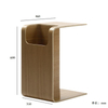 Modern Minimalist Living Room Bedroom Removable C Type Sofa Side Table Wood Bedside Corner Table