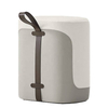 Modern Home Hotel Newest Furniture Portable Round Bucket Shape Fabric Ottoman Stool