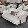 New Design High Grade Metal Leg Sofa Living Room Classic Leisure Chair Home Furniture Velvet Single Three Sofa