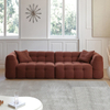Modern Quiet Style Design Velvet Cloth Sectional Sofa Modern 3 Seater Chesterfield Salon Living Room Sofa Set Furniture