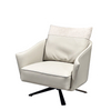 Modern Living Room Furniture Single Person Leisure Lounge Chair Revolving Leather Accent Sofa Chair