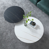 Modern Marble Top Round Living Room Home Furniture Luxury Stainless Steel Coffee Table