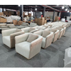 Italian Style Living Room Velvet Fabric Sofa 3 Seater European Couch Modern Luxury Hotel Customized Sofa Set