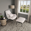 Modern Furniture Manufacturer Living Room Leisure Chair Velvet Fabric Armchair Hotel Lounge Chair